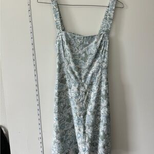 Abercrombie & Fitch Green Square Neck Mini Dress